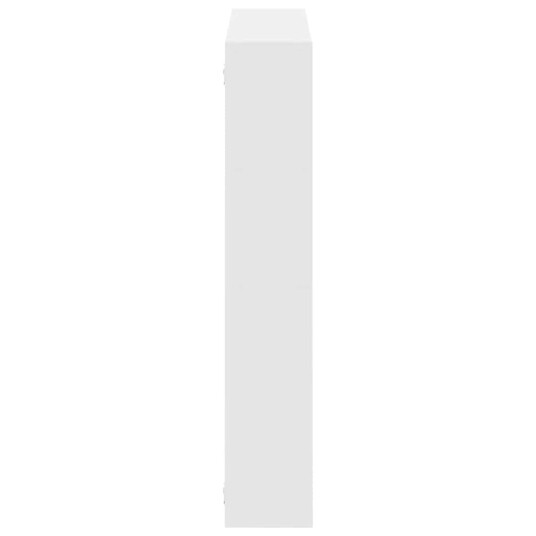  Kubeformet vegghylle 12 rom hvit konstruert tre 8721158650351