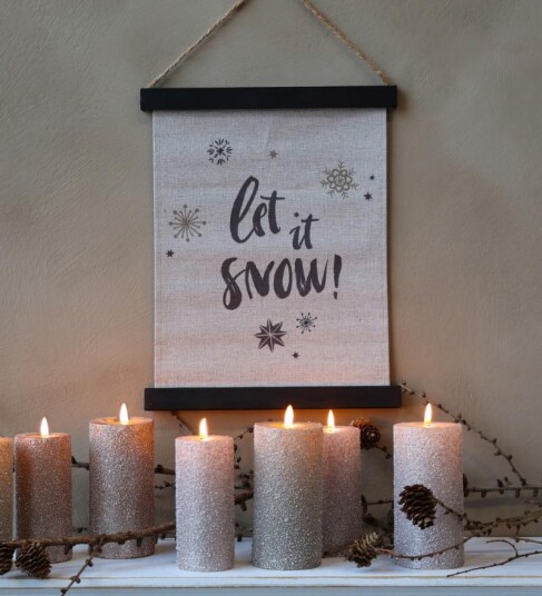 Chic Antique Plansje "Let it Snow" Chic Antique Plansje "Let it Snow"