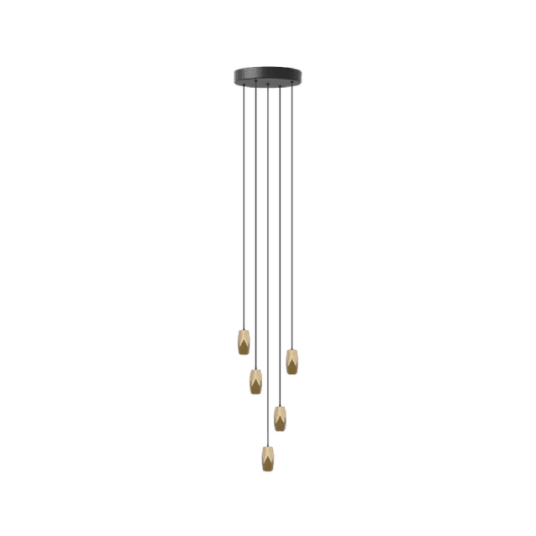 Umage Brighter Days Penta Taklampe med Cluster 5 i Messing