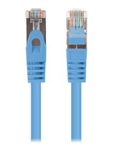 Lanberg Koblingskabel Rj-45 Hann Til Rj-45 Hann 1 M 5.7 Mm F/Utp Sctp Cat 6 Flertrådet Uten Hindringer Blue Ral 5012 En Pakke 10