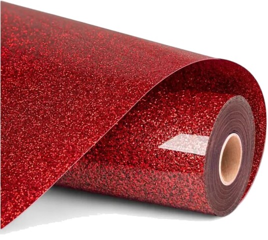 Loklik Europe Loklik Plotterfolie Glitter Rød 30,5 X 90 Cm Sg Htv 1573 Us L B2b