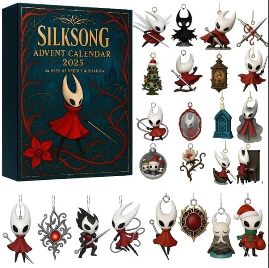 Hollow Knight Julekalender Nøkkelringer i Akryl Julegaver