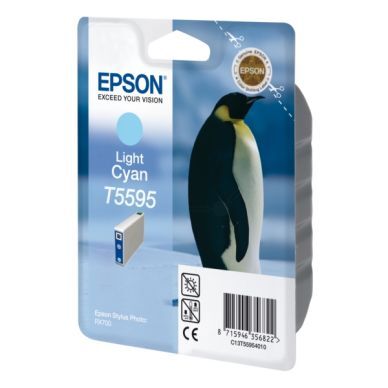 Epson Epson T5595 Blekkpatron lys cyan T5595 Epson Epson T5595 Blekkpatron lys cyan T5595