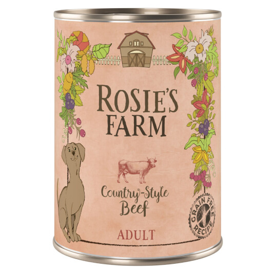 Rosie'S Farm Adult 6 X 400 G Okse Rosie'S Farm Adult 6 X 400 G Okse