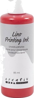 Diverse Linoleumsmaling Rød 85 Ml 1 Fl 