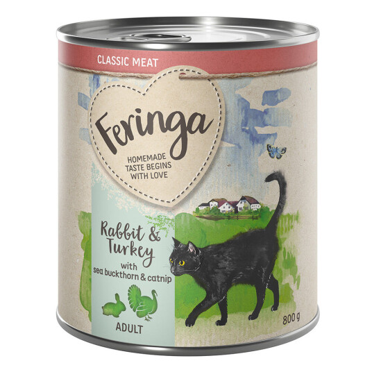Feringa Meny Duo 6 X 800 G Kanin & Kalkun