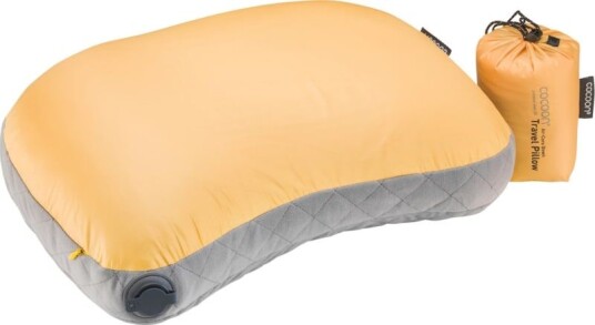 Cocoon Air-Core Down Travel Pillow OneSize Sunflower/Grey