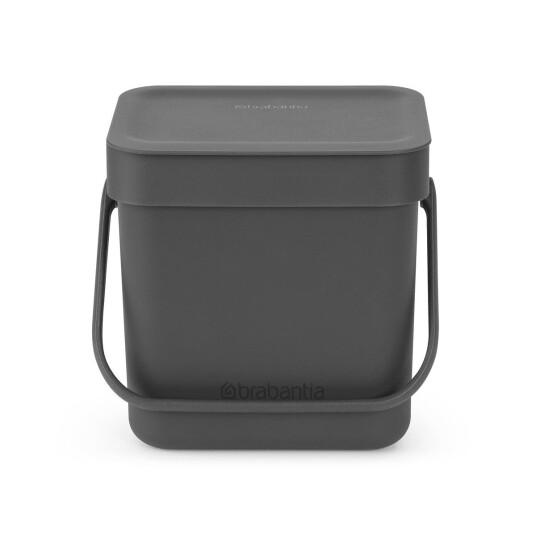 Brabantia Sort & Go søppelbøtte 3 L Grå