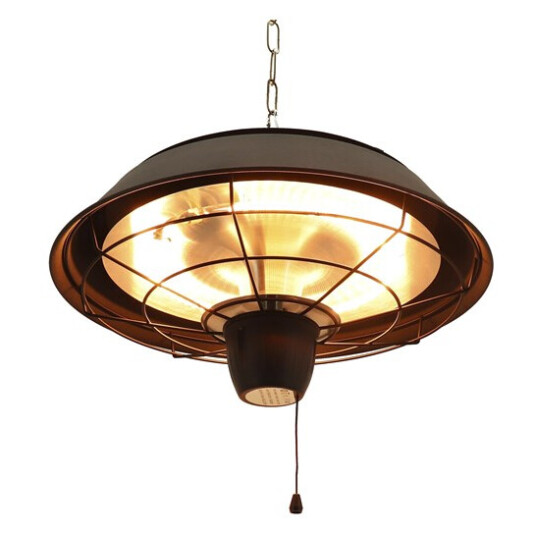 HORTUS Patio heater 1500 W hanging model Svart HORTUS Patio heater 1500 W hanging model Svart