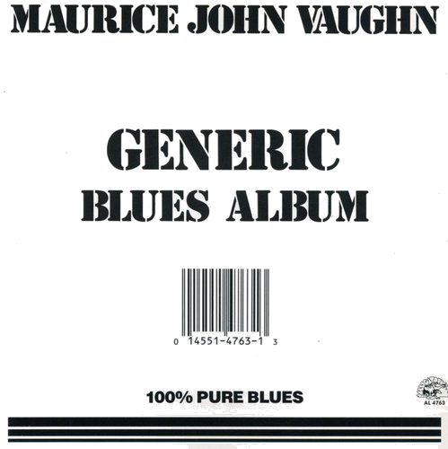 Maurice John Vaughn Generic Blues Album CD