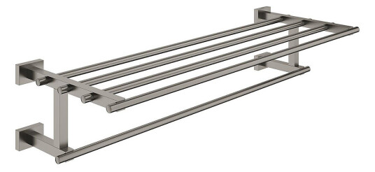 Grohe Essentials Cube håndkleholder Brushed Hard Graphite Grohe Essentials Cube håndkleholder Brushed Hard Graphite