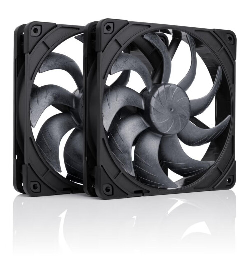 Noctua NF-A14x25 G2 PWM Sx2 PP Kabinettvifte 140mm - Chromax Black Vifte 2pk