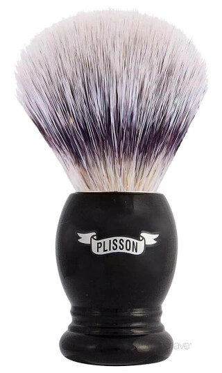 Plisson Shaving Brush, High Mountain White Fibre & Black AcrylSize 12