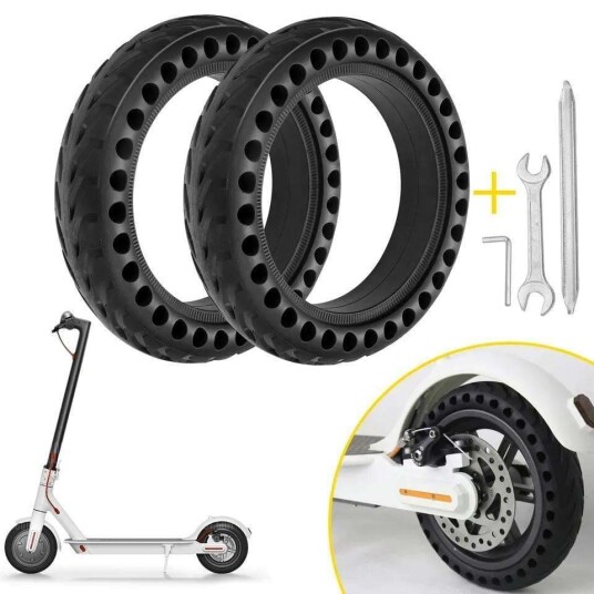 Elektrisk scooter Xiaomi Punkteringsfritt Honeycomb dekk 2 stk Elektrisk scooter Xiaomi Punkteringsfritt Honeycomb dekk 2 stk