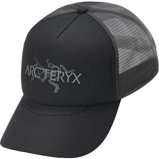 Arc'teryx Bird Word Trucker Hat Black / Cloud L-XL Arc'teryx Bird Word Trucker Hat Black / Cloud L-XL