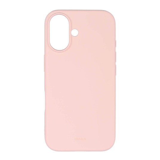 ONSALA Bakside Sil Touch Resirkulert MagSerie iPhone 16 Krittrosa
