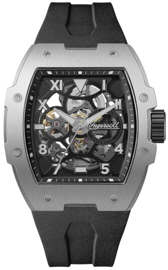Ingersoll Herreklokke I15301 The Play Sort/Gummi Ø47 mm Ingersoll Herreklokke I15301 The Play Sort/Gummi Ø47 mm