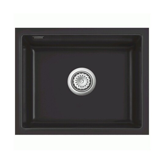Lavabo Mera 50 U Kjøkkenvask 575x510x200 mm, Sort Matt Lavabo Mera 50 U Kjøkkenvask 575x510x200 mm, Sort Matt