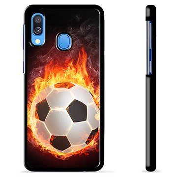 Samsung Galaxy A40 Beskyttelsesdeksel Fotballflamme