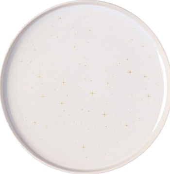Villeroy & Boch Winter Glow asjett Ø 21 cm Hvit-beige