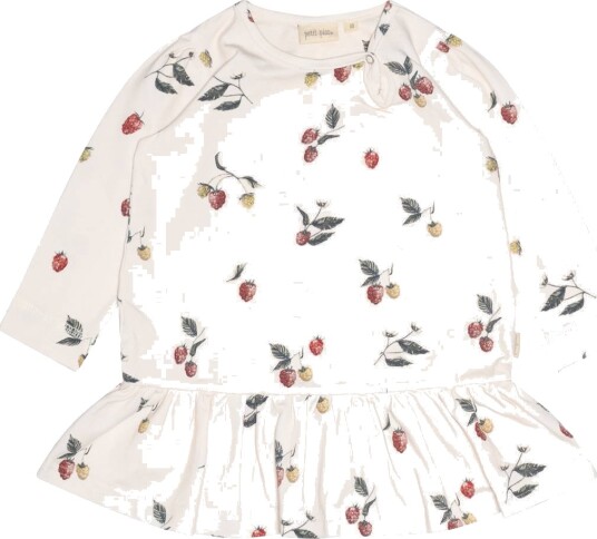 Petit Piao Kjole Gather Printed Raspberry (104 / 4 år)