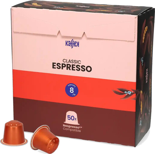 Kaffekapslen | Espresso Premium 50 kapsler til Nespresso®