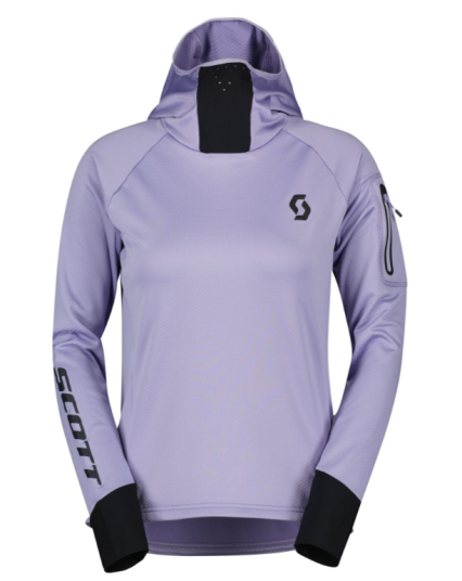 SCOTT Trail Storm Hoody til Kvinner Lilla