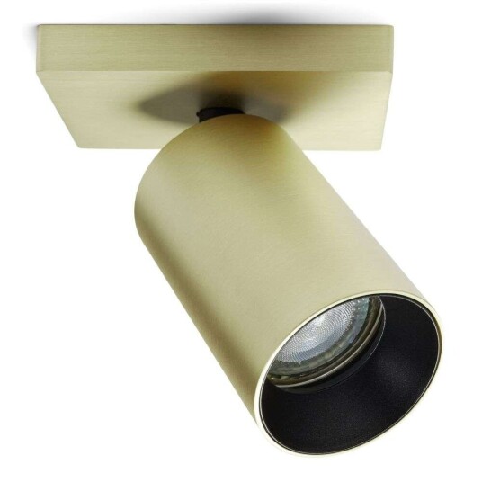 Antidark SpotOn1 Taklampe Brass