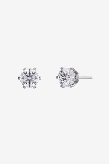 Edblad Øredobber One Studs Crown Mini Steel 2 pakning Sølv