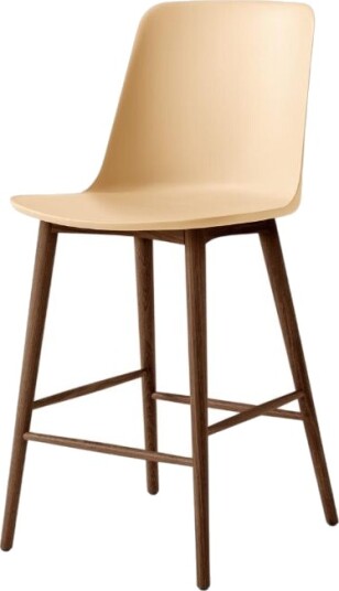&Tradition Rely HW128 Barkrakk Høy Rygg Lakkert Valnøtt/ Beige Sand