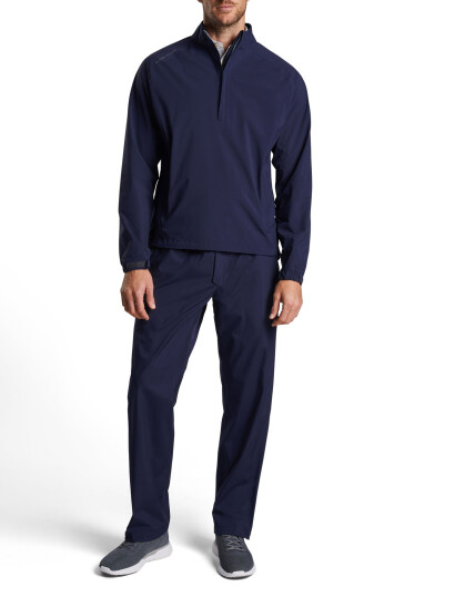 Peter Millar Shield Half-Zip Rain Shell - Navy - XXL