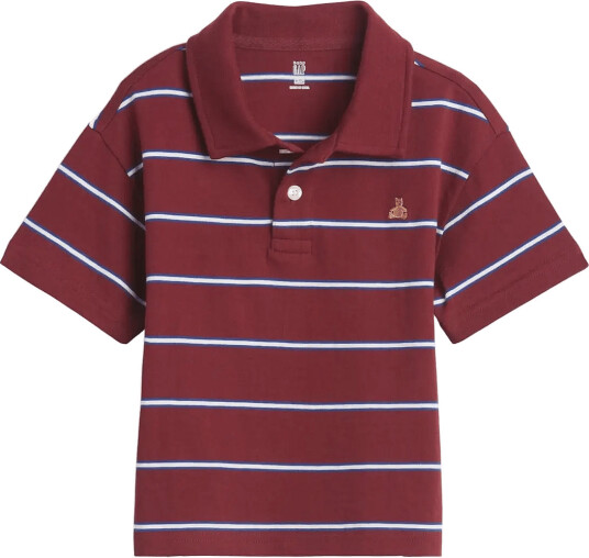 GAP Baby & Toddler Boxy Polo Shirt Burgundy 80/86 GAP Baby & Toddler Boxy Polo Shirt Burgundy 80/86