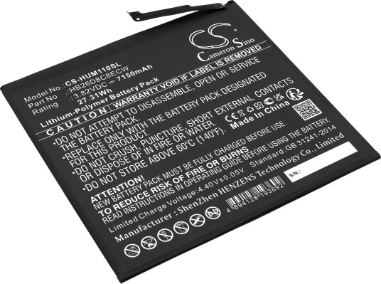 Batteri til Huawei MatePad 11 etc Batteri til Huawei MatePad 11 etc