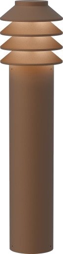 Louis Poulsen Bysted Garden pullert spyd corten høy