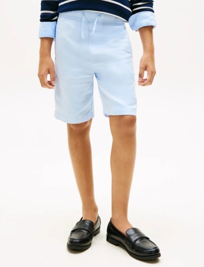 Tommy Hilfiger Linen Blend Short Blue 164
