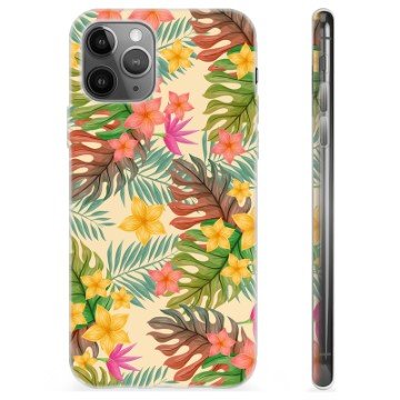 iPhone 11 Pro Max TPU-deksel Rosa Blomster
