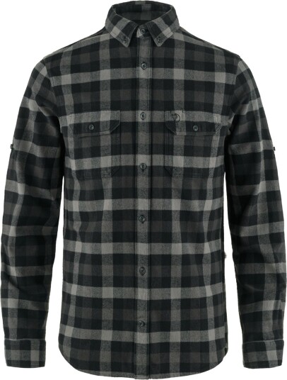 Fjellreven Men's Skog Shirt Black-Grey XXL