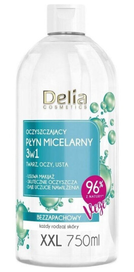 Delia Oczyszczający Płyn Micelarny 3W1 750Ml