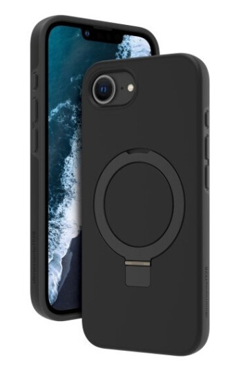 Dbramante1928 Iceland Pro Kick Mobildeksel for iPhone 16E Svart med MagSafe
