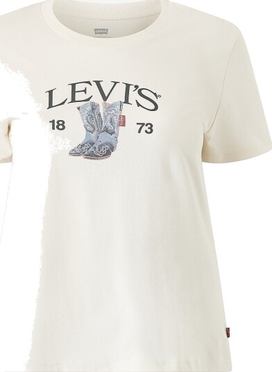 Levi's Plus   T skjorte Pl Perfect Tee   Hvit
