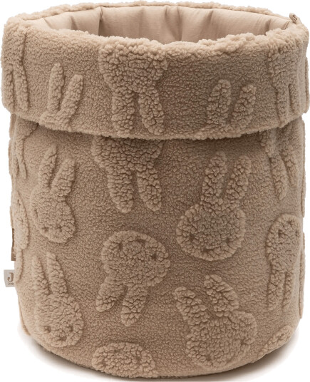Jollein Storage Basket Jacquard Teddy Beige 30X30