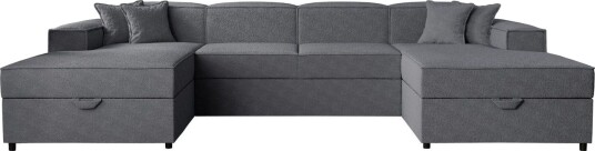 Bizantine Sovesofa Dobbel Divan 4 Seter Grå Bizantine Sovesofa Dobbel Divan 4 Seter Grå