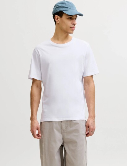 Jack & Jones Jjeorganic Basic Tee Ss O Ne 3Pk Mp Noos White L