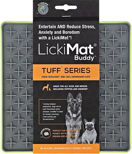 Lickimat Buddy Tuff Slikkematte 20 cm Grønn