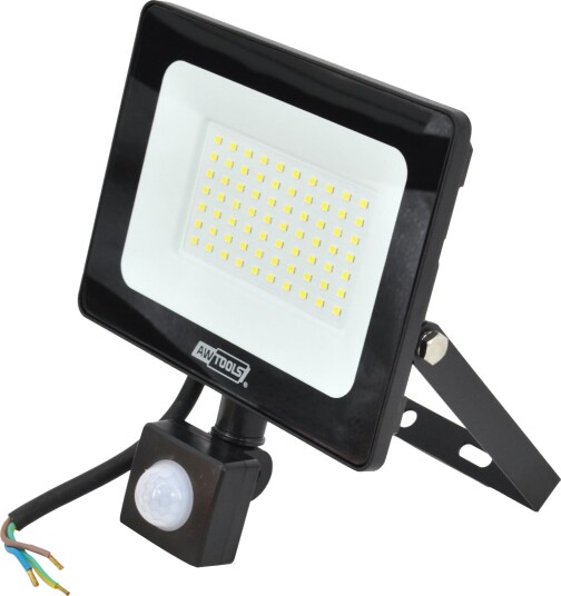 Awtools Slim Led Spotlight 50W Bevegelse Awtools Slim Led Spotlight 50W Bevegelse