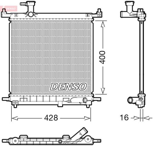 Radiator DENSO DRM46072