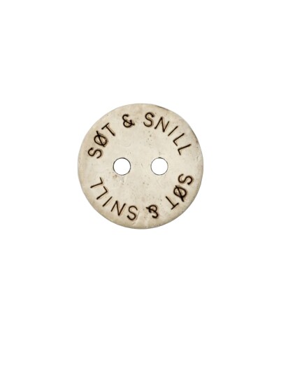 Kort Og Godt Knapp Søt Og Snill 15Mm