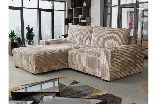 Denegal 3 seters Hjørnesofa   Beige