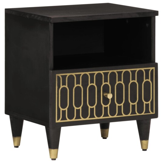 Nattbord 40x33x46 cm heltre mango 358326