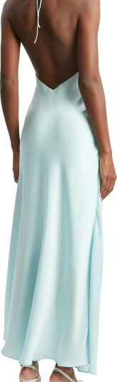 Bardot Aradia Halter Dress   Blue   38